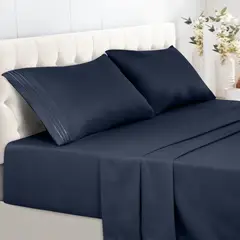 TIENDA EL GARAGE - Sabanas Gris Oscuro Plaza 1,5 Varios Tonos 1800 Hotel Luxury Ultra Soft