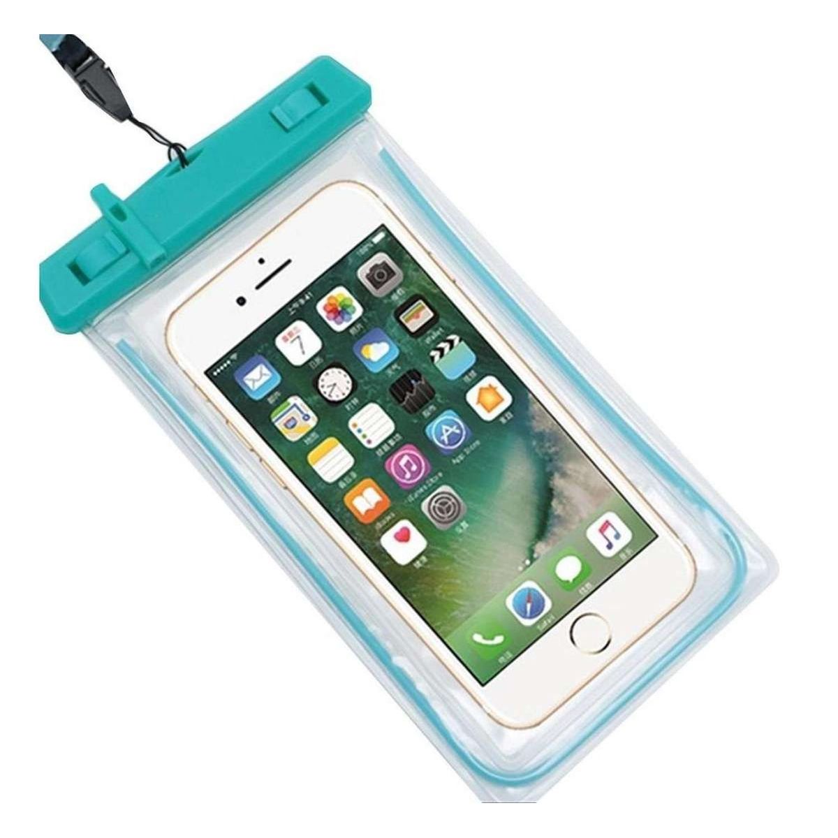 GEN - Funda Impermeable Protector Celular Sumergible Agua Flotador Piscina Mar