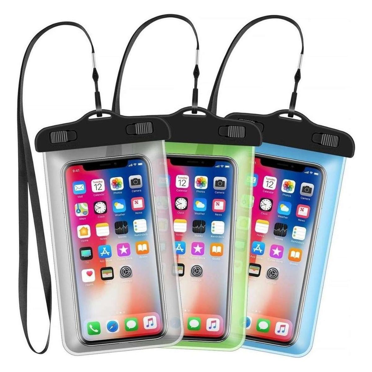 GEN - Funda Impermeable Protector Celular Sumergible Agua Flotador Piscina Mar