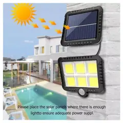 GENERICO - FOCO SOLAR PANEL SEPARADO ALTO BRILLO