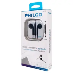 PHILCO - AUDIFONO D40 MANOS LIBRES NEGRO - Negro