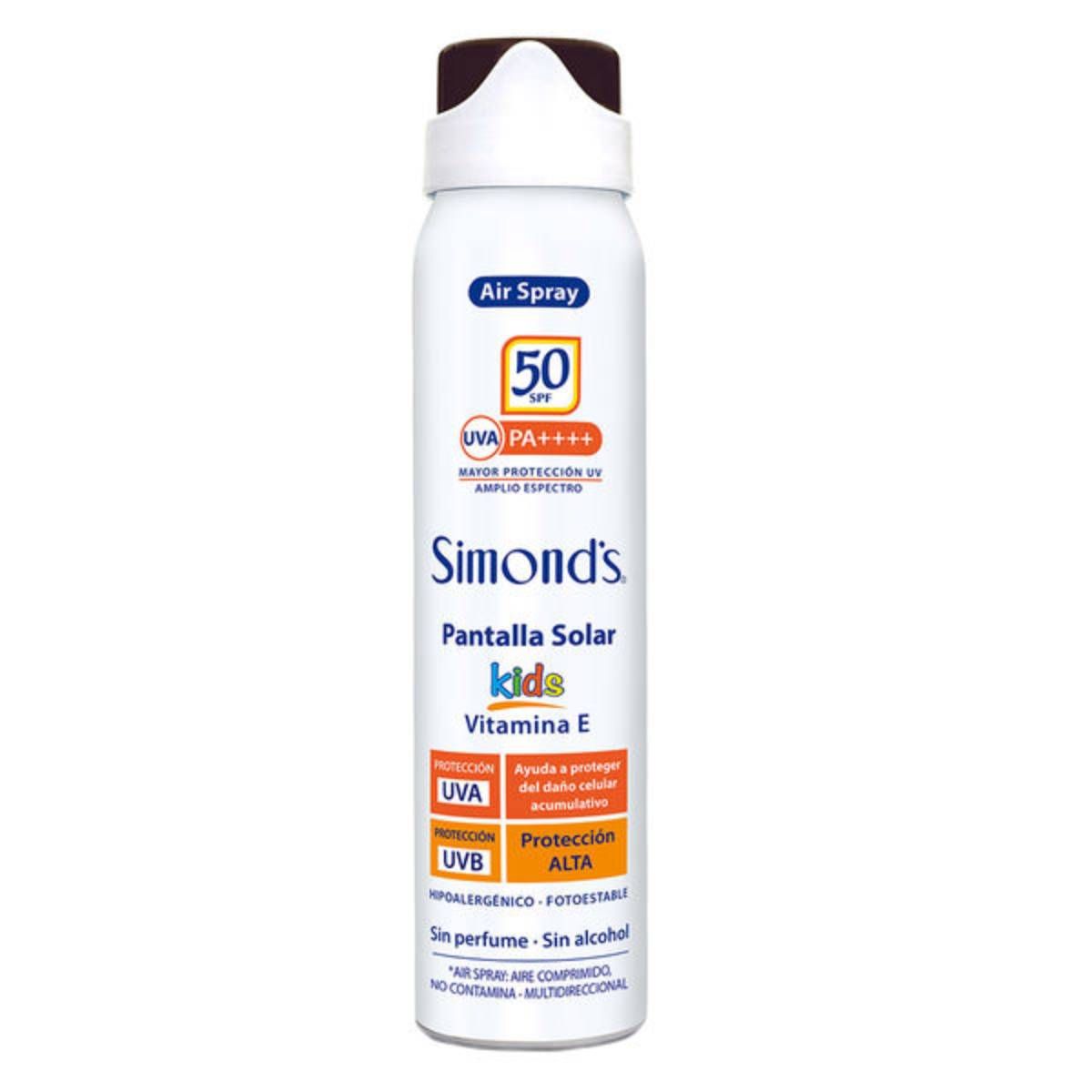 SIMONDS - SIMOND S SOLAR SPF50 PANTALLA NIÑOS AEROSOL 75ML