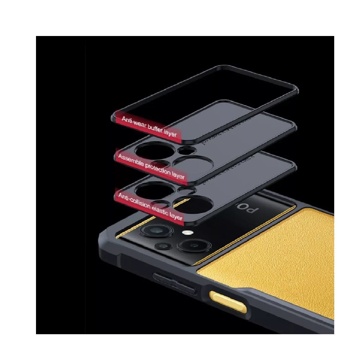 XUNDD - Carcasa para Xiaomi Poco M5 4G Militar Grade Reforzada Antigolpes