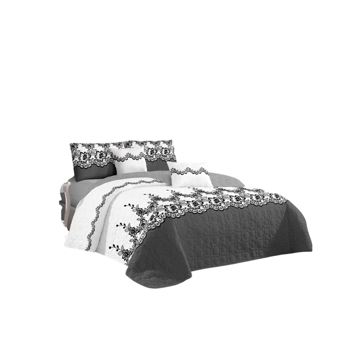 GENERICO - Cubrecama Quilt De Verano King Diseños Estampados TF