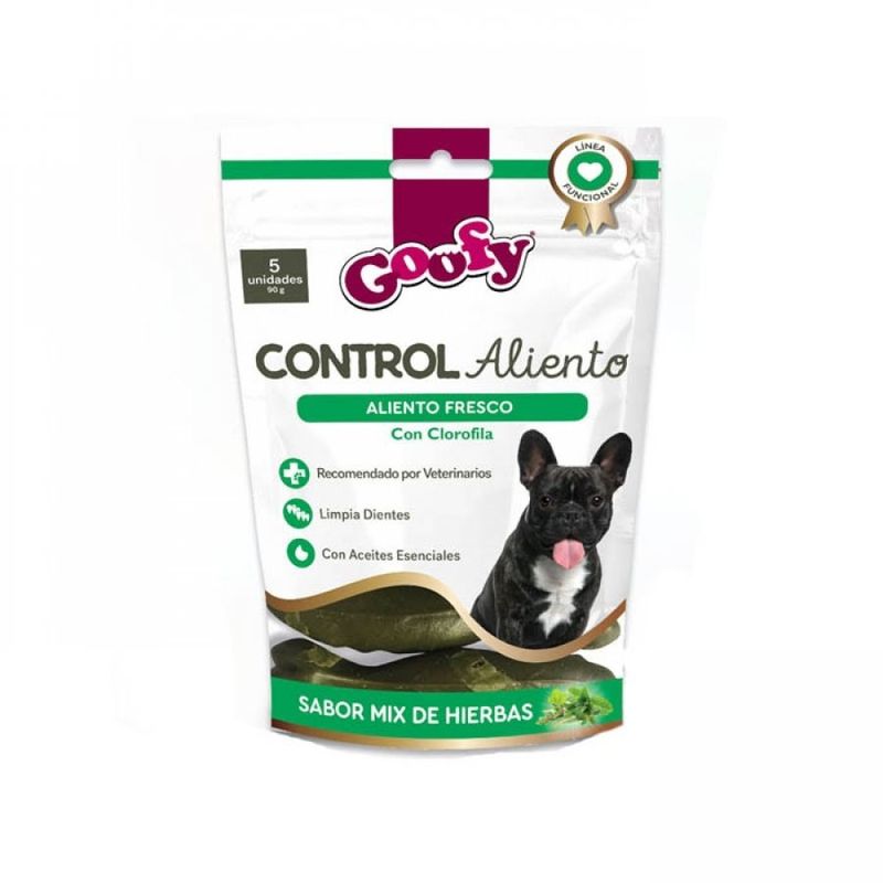 GENERICO - Snack Perro Goofy Control Aliento 90Gr