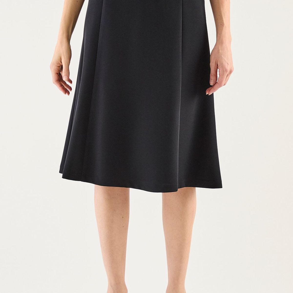 MA GRIFFE - Falda Larga Negro Mujer Magriffe