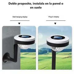 GENERICO - Aplique Pared Yo Estaca Solar Exterior Para Jardin