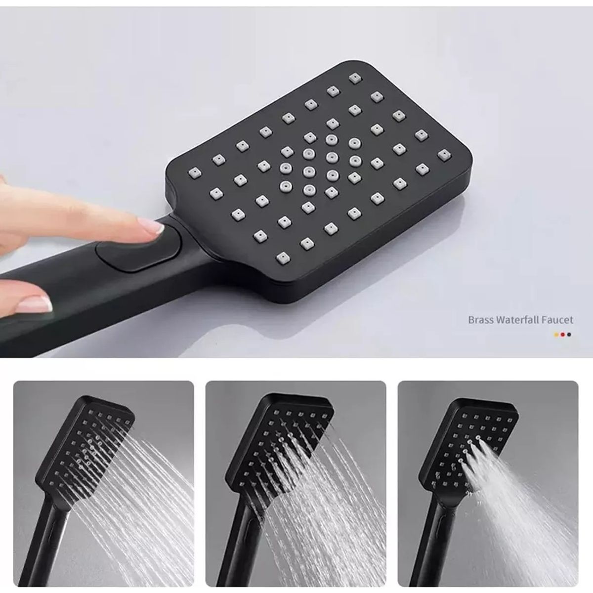 U BUY - Columnas De Ducha Función De Ducha De 4 Velocidades Con Led