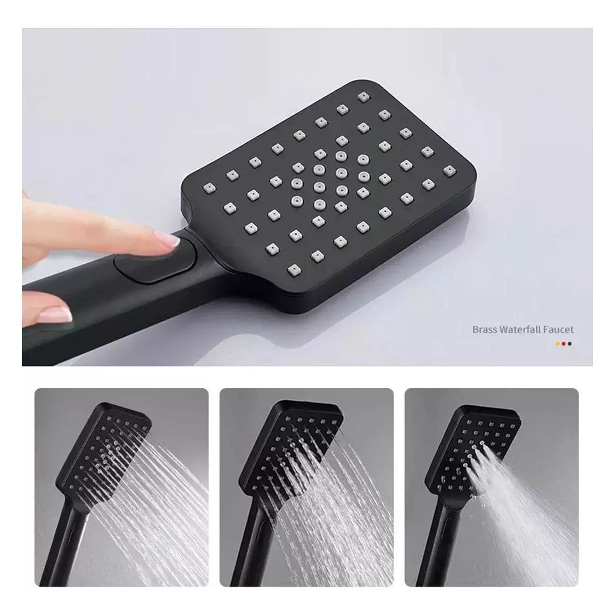 U BUY - Columnas De Ducha Función De Ducha De 4 Velocidades Con Led