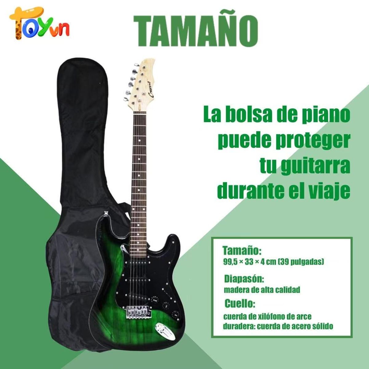 TOYUN TOYUN - Guitarra Eléctrica + Amplif + Accesorios