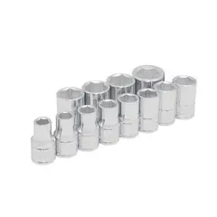 URREA - JGO DE 12 DADOS METRICOS BOCA 1/2 PULG 6 PUNTAS 54213