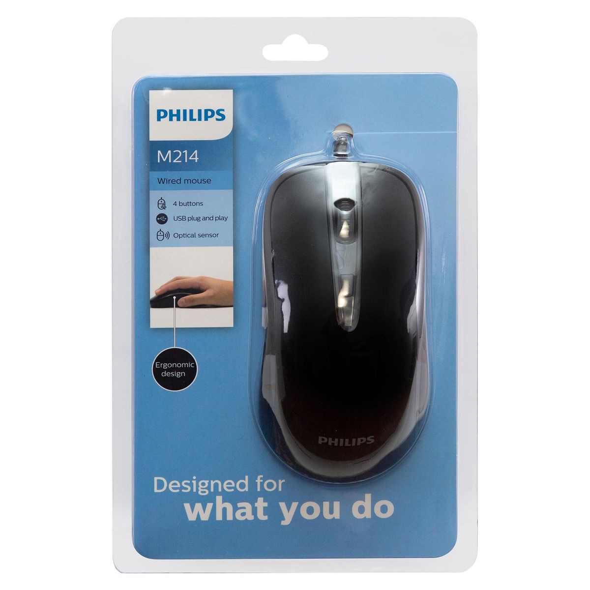 PHILIPS - MOUSE 7214 NEGRO ALAM PHILIPS