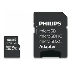 PHILIPS - Micro SD FM32MA45B97 CLP Clase 10 32GB - Negro