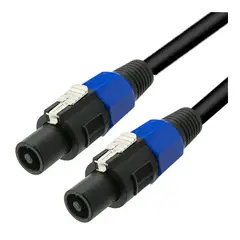 MEKSE - Cable para parlante intrumentos SPEAKON macho 20 metros