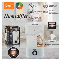 RAF - Difusor Silencioso ultrasónico Humidificador de aire de Dormitorio