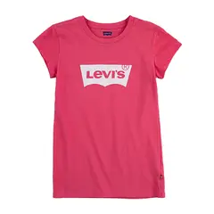 LEVIS - Polera Niña Batwing Manga Corta Rosada