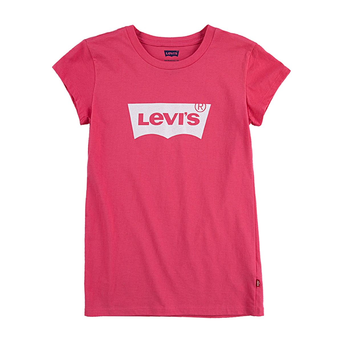 LEVIS - Polera Niña Batwing Manga Corta Rosada Levis