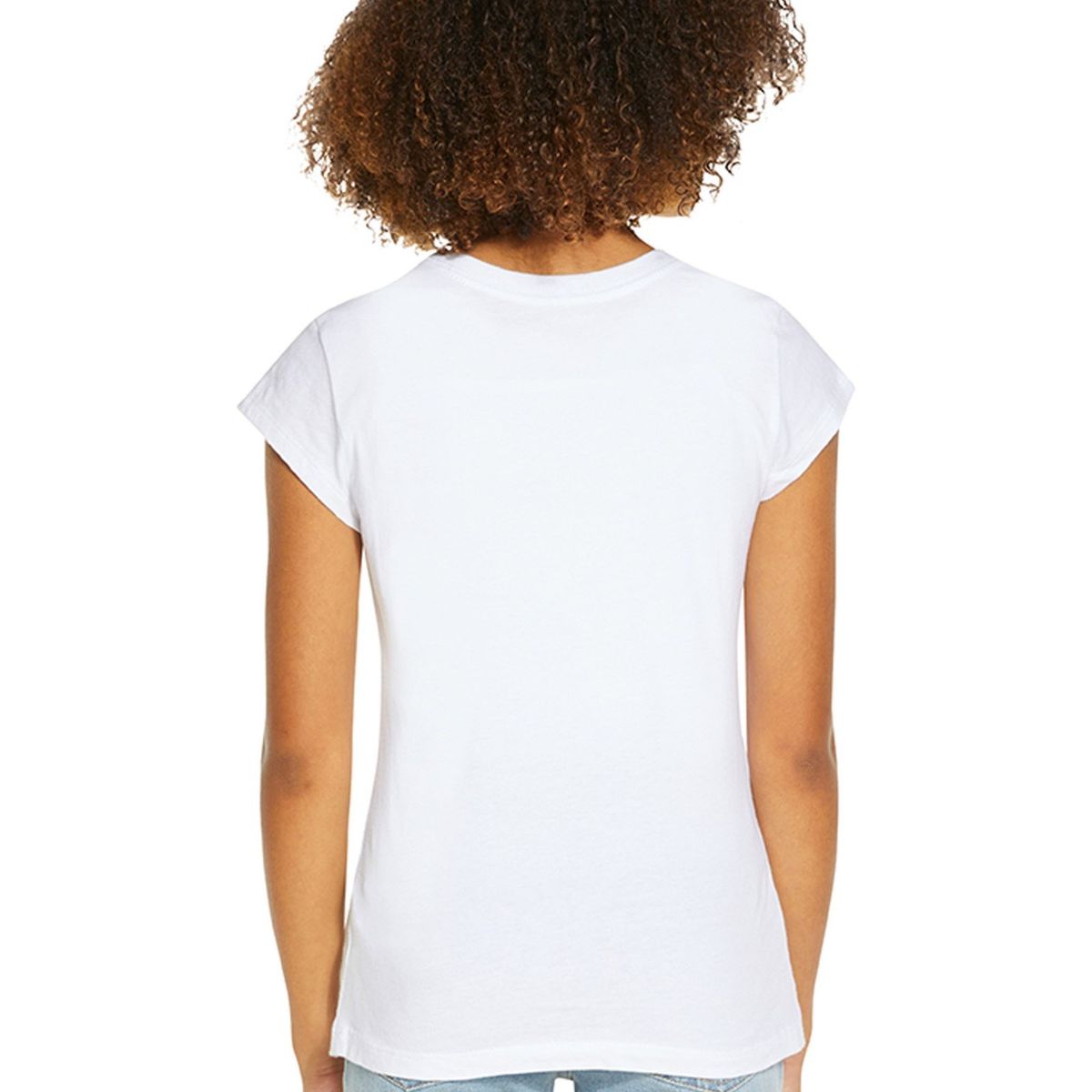 LEVIS - Polera Niña Batwing Manga Corta Blanca Levis