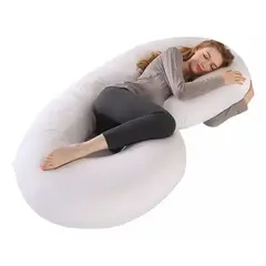 GENERICO - Cojín Almohada Maternal Blanca + Funda Extra Suave ALLINX