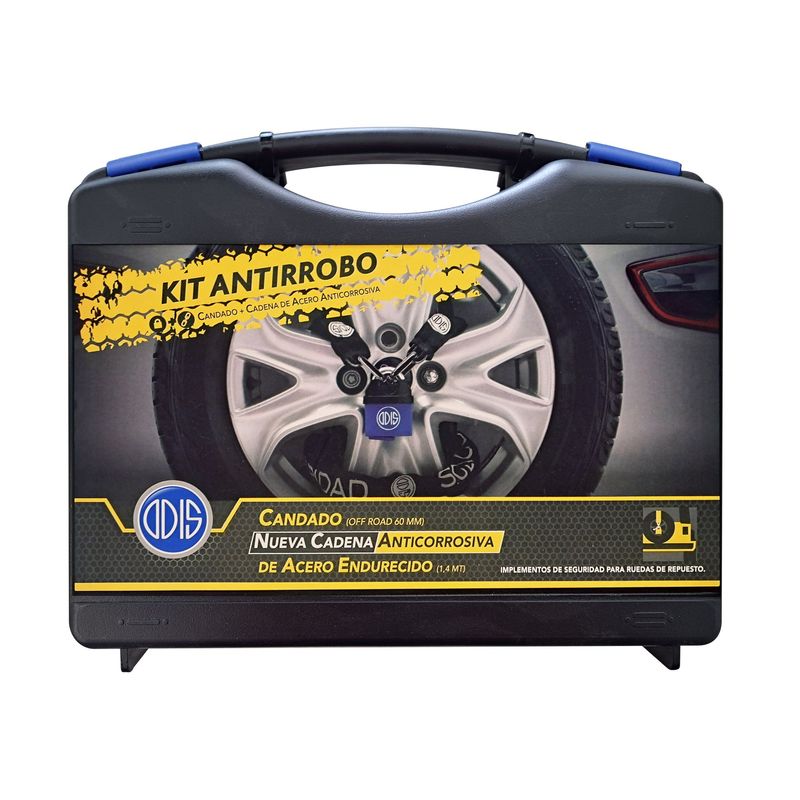 ODIS - Kit Auto Rueda Off Road Candado 60mm + Cadena Odis