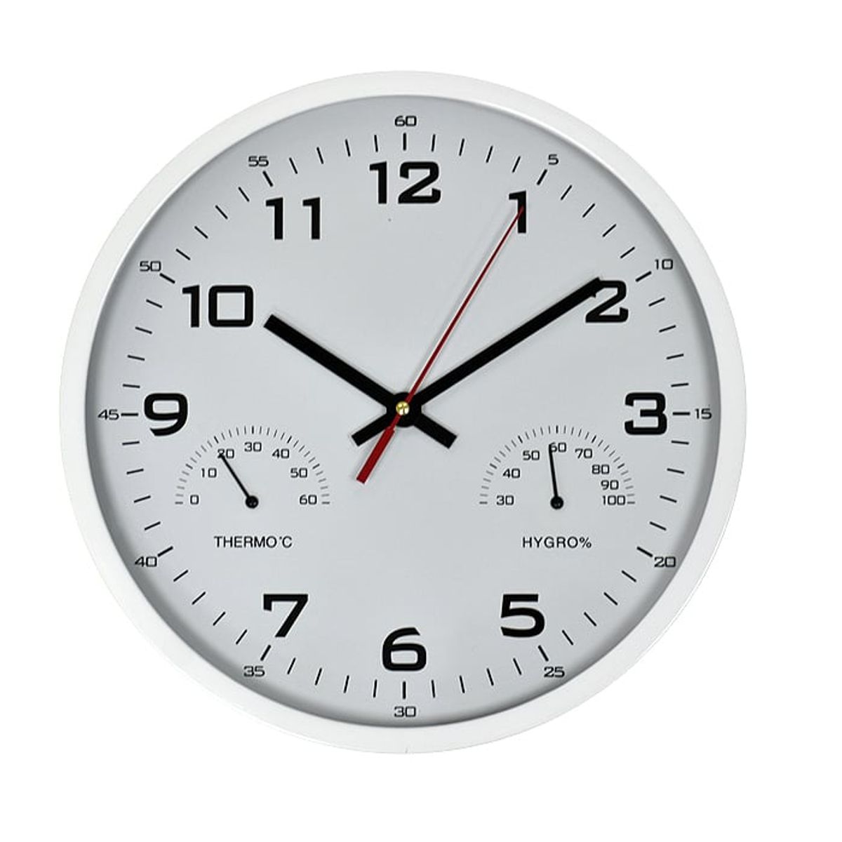 GENERICO - Reloj Termómetro White 30 cm.