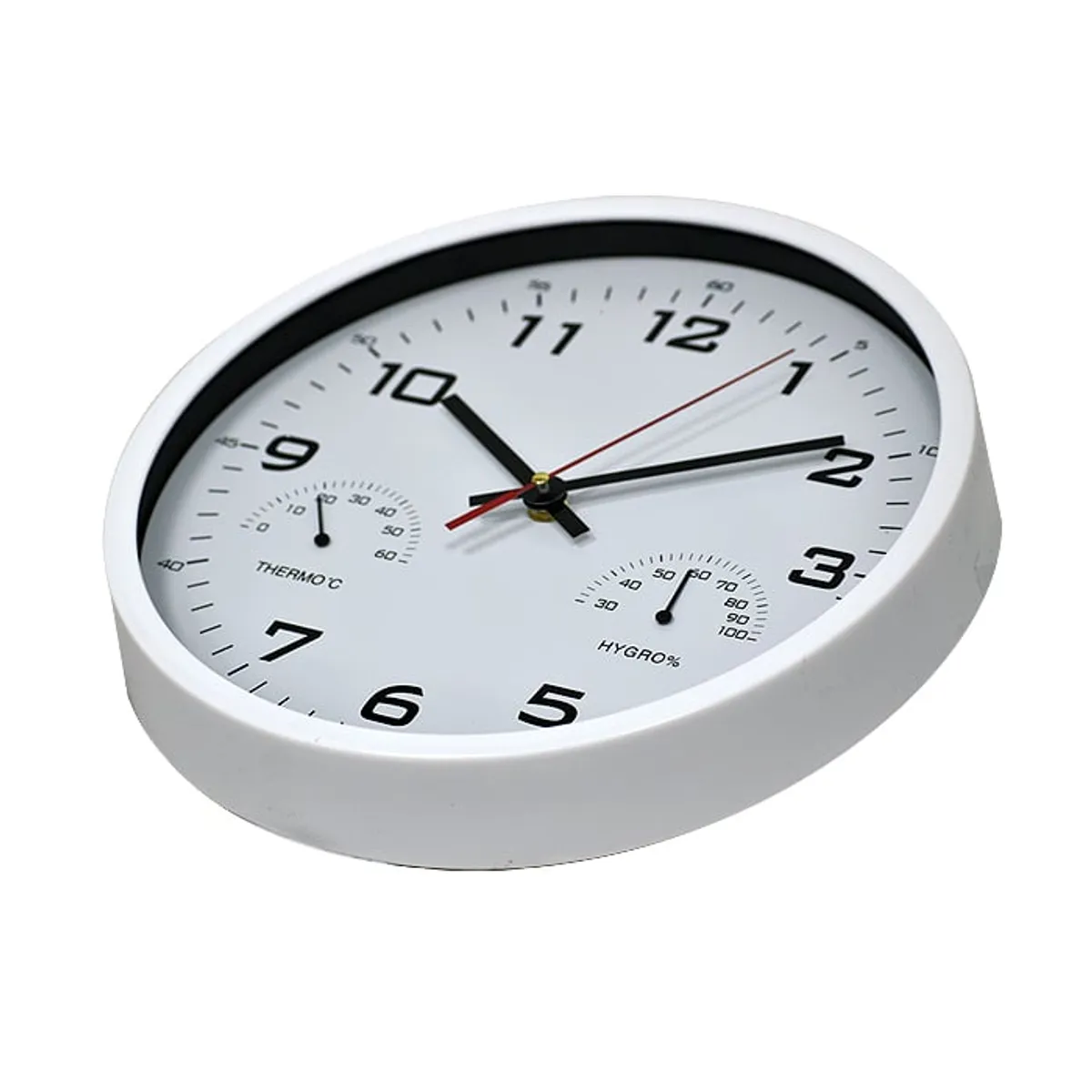 GENERICO - Reloj Termómetro White 30 cm.