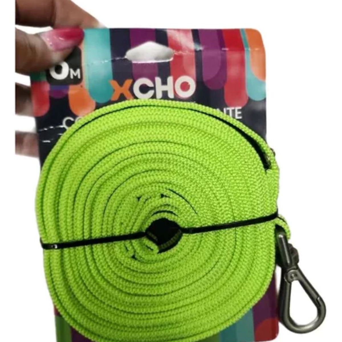 METALFER - Correa Antideslizante Para Perros De 3 Metros Amarillo fluor