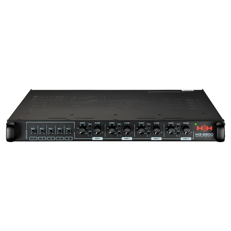 HH AUDIO - Amplificador de Potencia MZ-280Q - HH