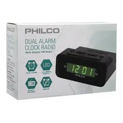 PHILCO - Radio Reloj 1006gr Negro