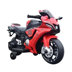 AUCKLAND OUTDOOR - Moto Electrica Auto Juguete A Bateria Luz Sonido 668-2 Roja