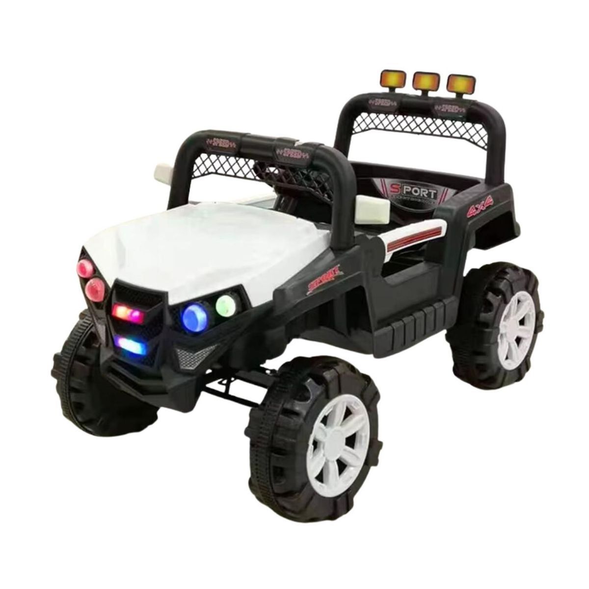 AUCKLAND OUTDOOR - Auto Electrico Infantil Jeep Batería Con Control 2069 Blanco