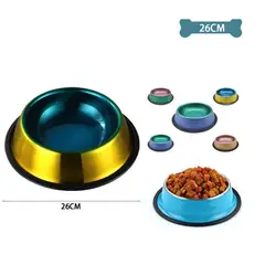 GENERICO - Cuenco Metálico Color Aleatorio 26Cm