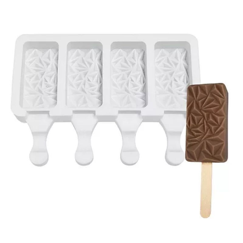 GENERICO - Molde Helados Moldes De Silicona Reposteria Molde Paletas