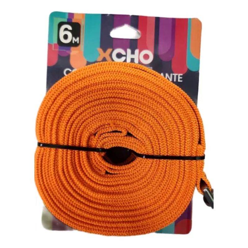 METALFER - Correa Antideslizante Para Perros De 3 Metros Naranja