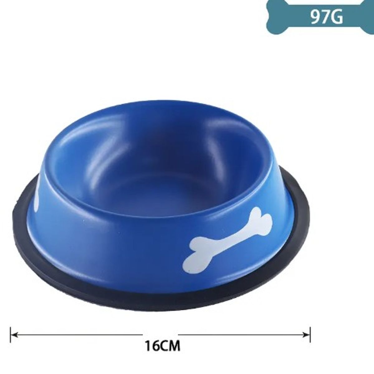 GENERICO - Cuenco Metálico 16Cm Colores Surtidos