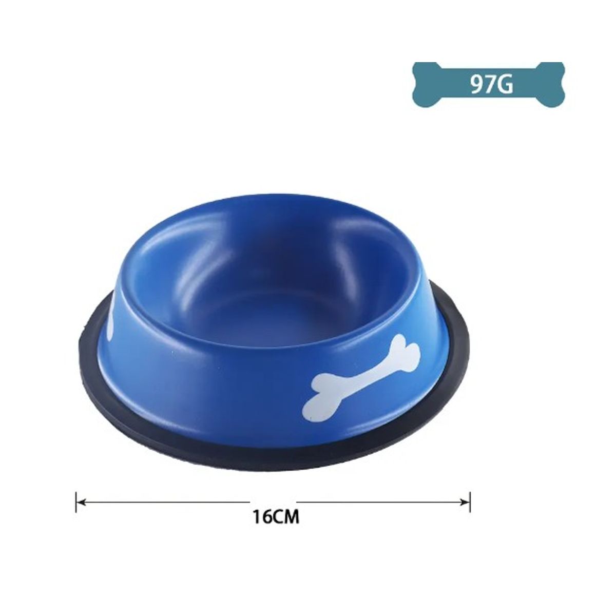 GENERICO - Cuenco Metálico 16Cm Colores Surtidos