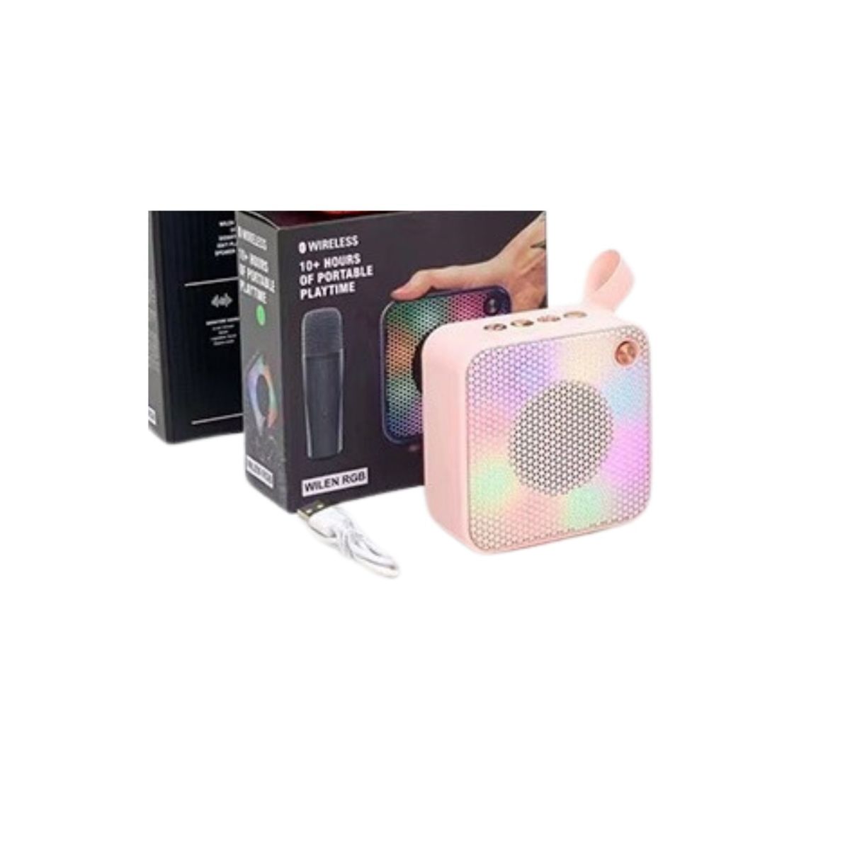 GENERICO - Mini Parlante Altavoz Portátil Con Micrófono MT