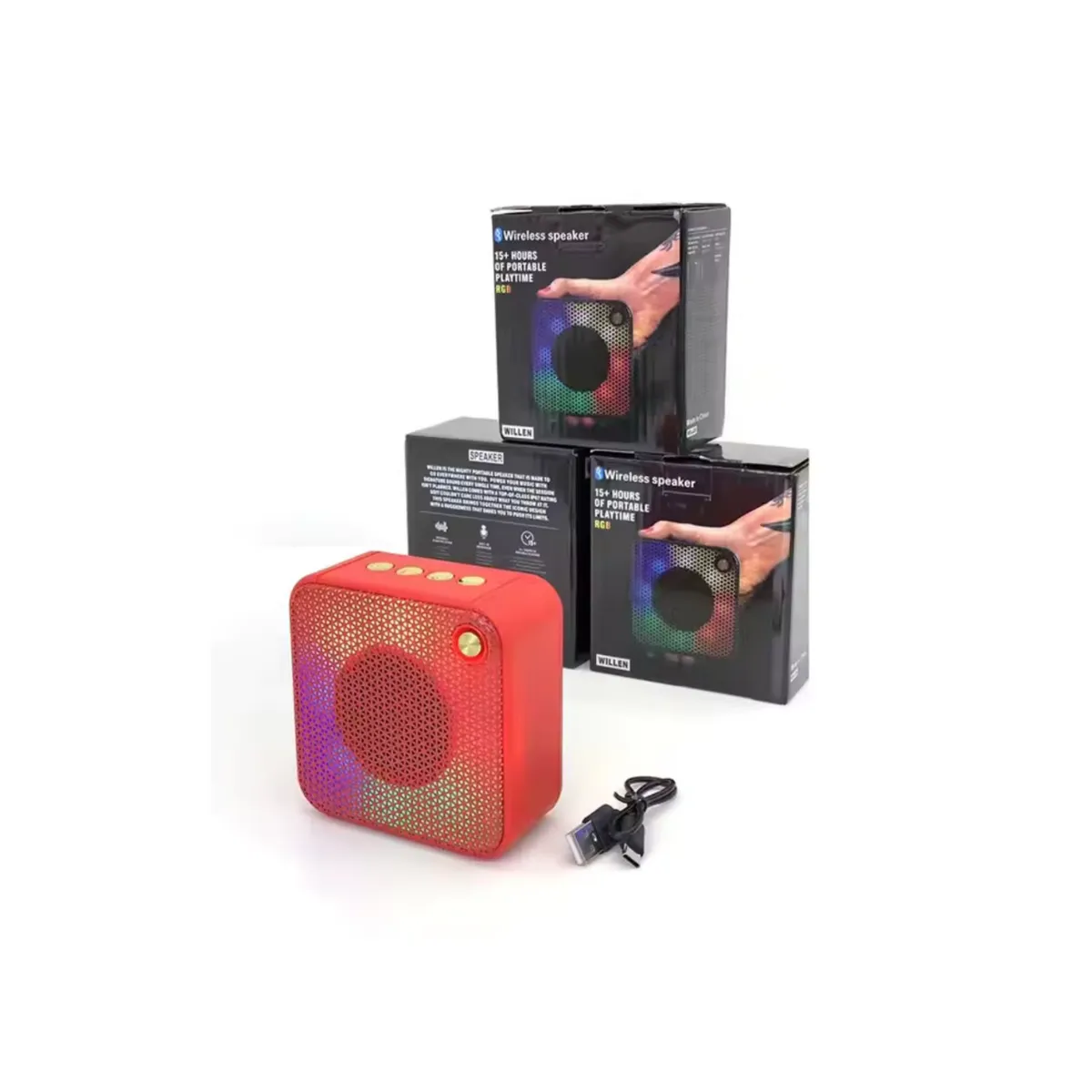 GENERICO - Mini Parlante Altavoz Portátil Con Micrófono MT