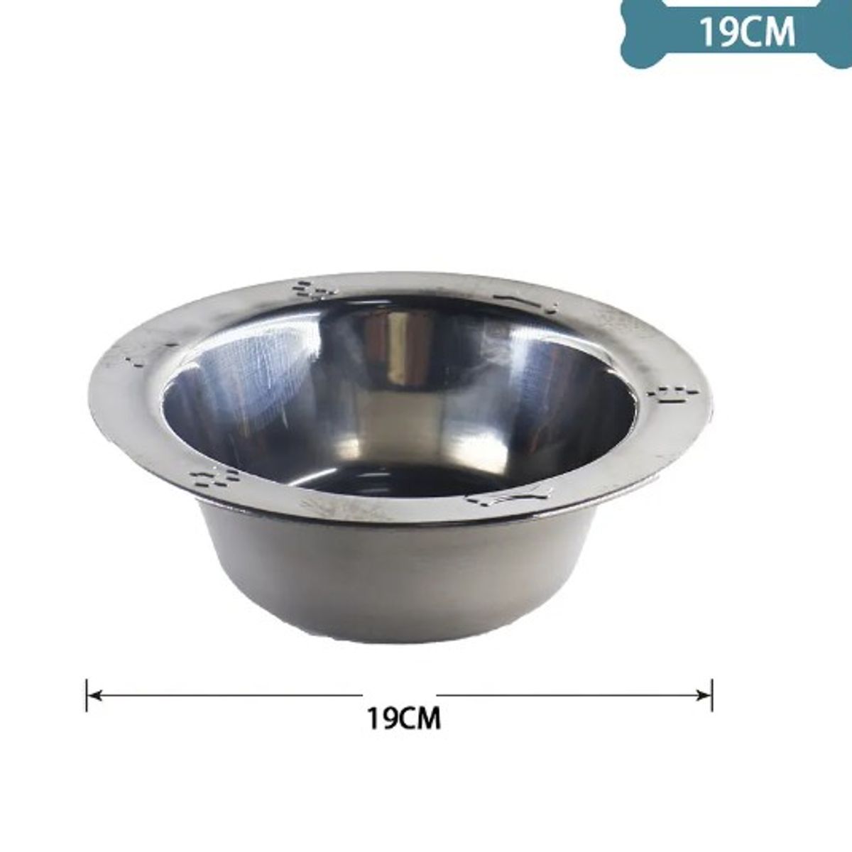 GENERICO - Cuenco Metálico 19Cm Colores Surtidos