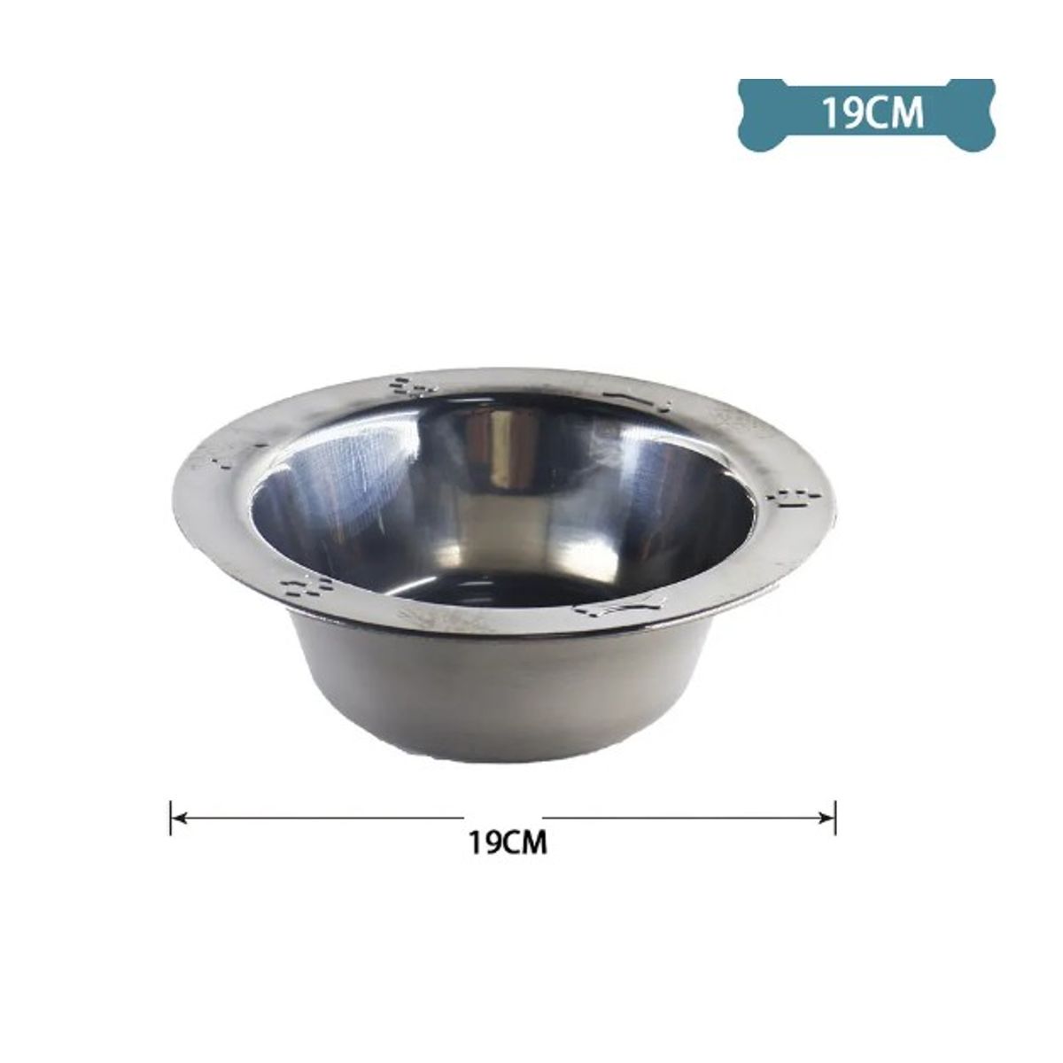 GENERICO - Cuenco Metálico 19Cm Colores Surtidos