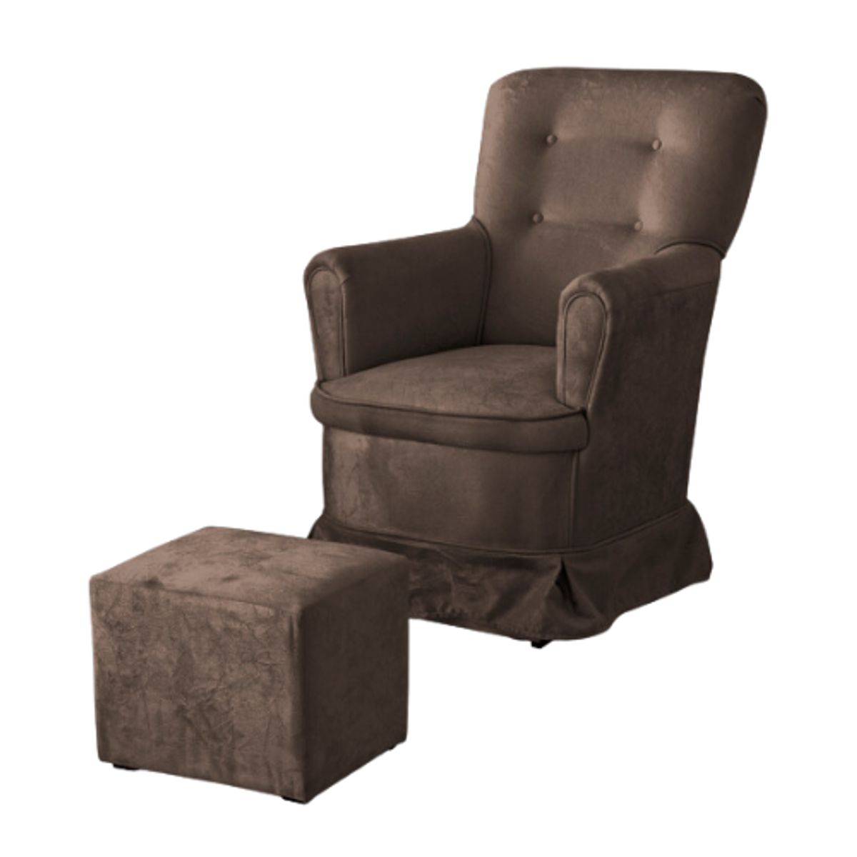 MUNDO BEBE - Poltrona Balancín de Lactancia Cafe Mundo Bebé