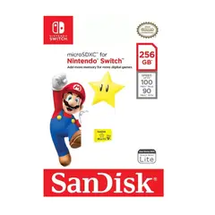 SANDISK - Memoria Original Nintendo Switch Micro Sd 256 Gb