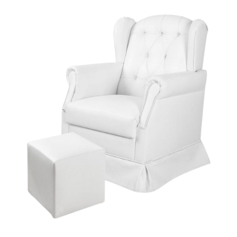MUNDO BEBE - Poltrona Balancín de Lactancia Cristal Blanco Mundo Bebé