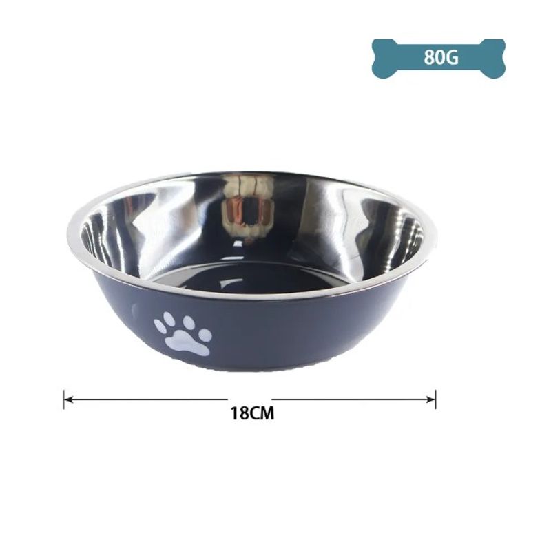 GENERICO - Cuenco Metálico Antideslizante 18Cm