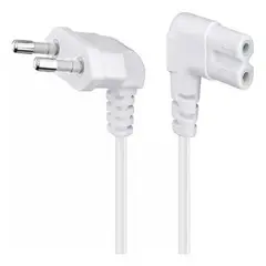 VENTION - Cable De Poder Ps5 Ps4 Ps3 Blanco 10m Premium Corriente Play