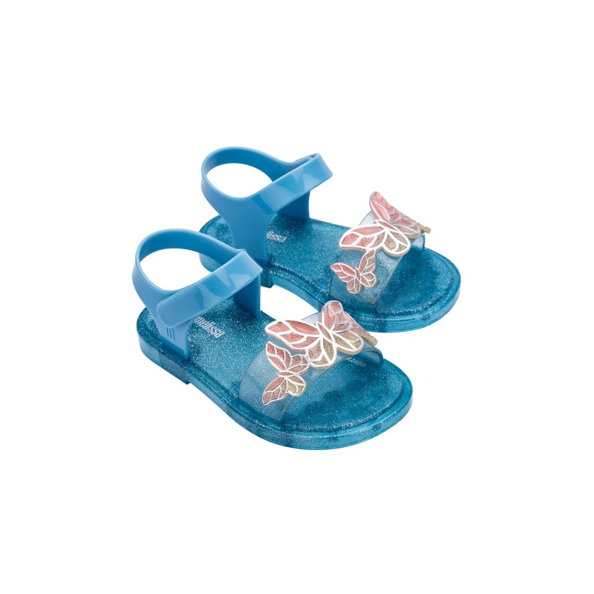 MELISSA - Sandalia Mini Melissa Fairy Azul plata