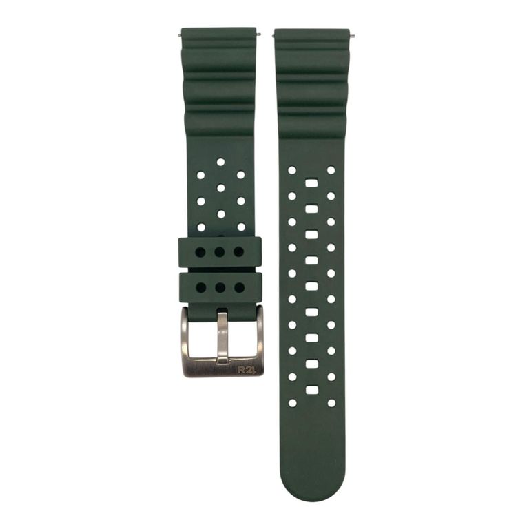 Correa Reloj Caucho FKM Endurance Quick Release Verde 24