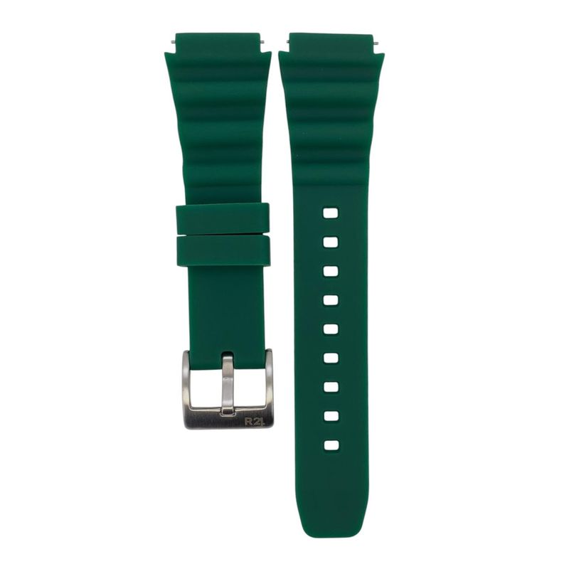 R24 - Correa Reloj Silicona R24 KGTKBL Para Seiko 20mm 22mm