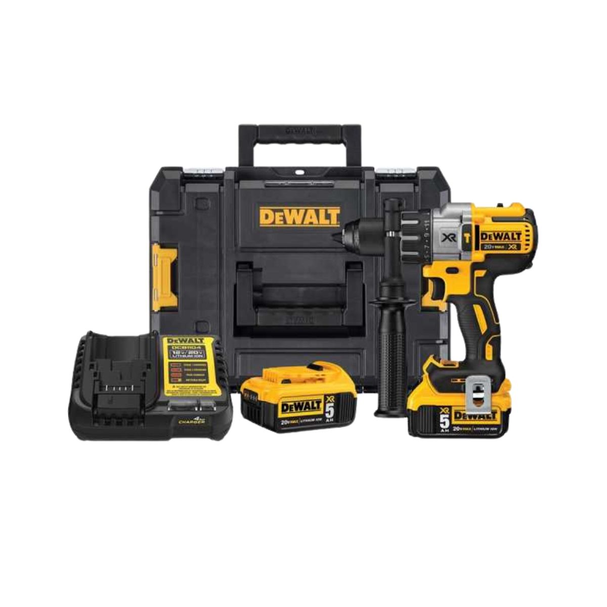 DEWALT - Kit Taladro Percutor 1/2'' 20v Xr  Dewalt DCD996P2T-B2