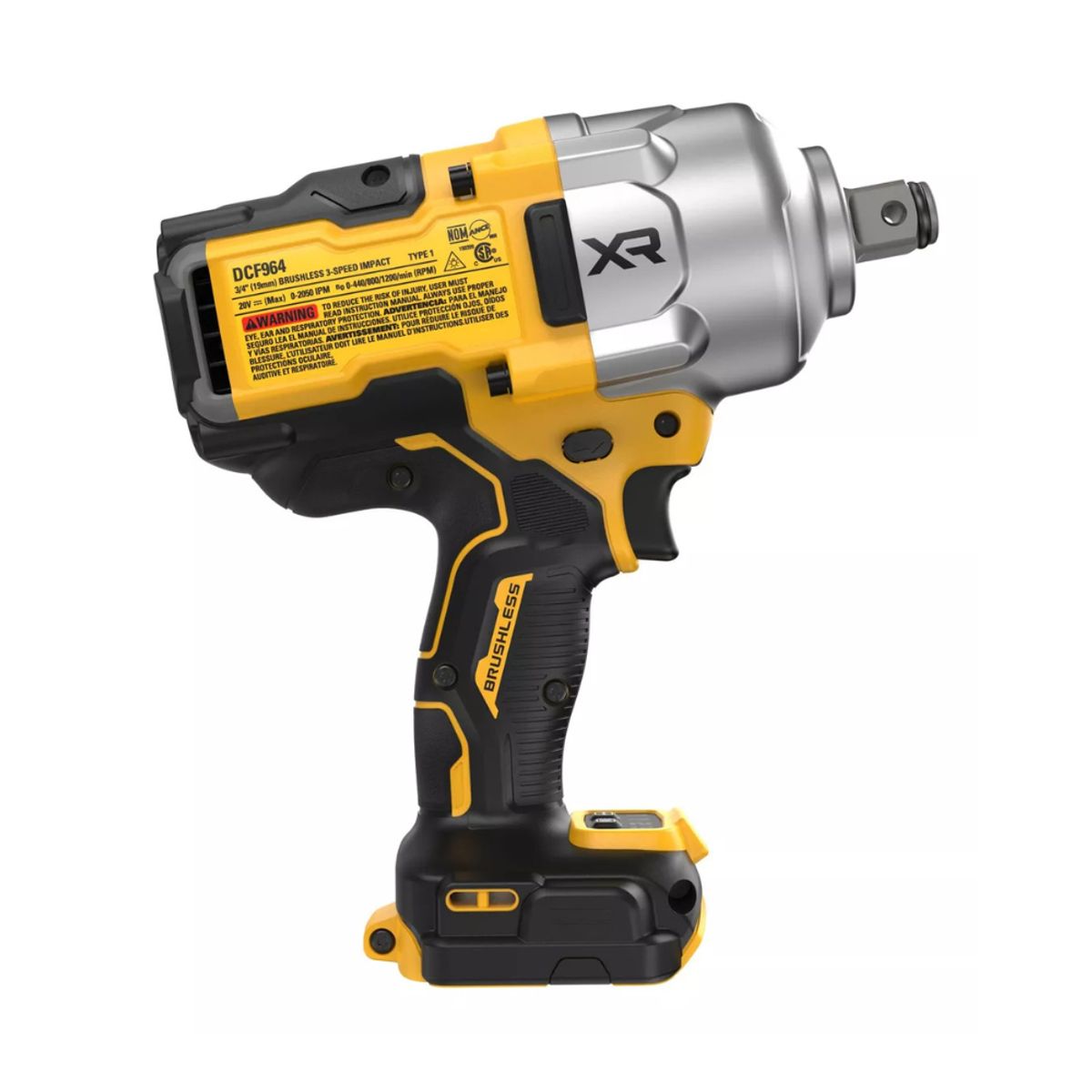 DEWALT - Llave de impacto inalámbrica 20V de 3/4 pul. DeWalt DCF964B